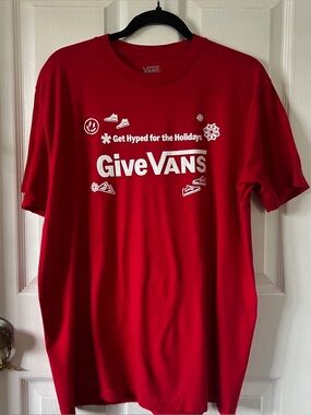 vans 2024 holiday employee tshirt